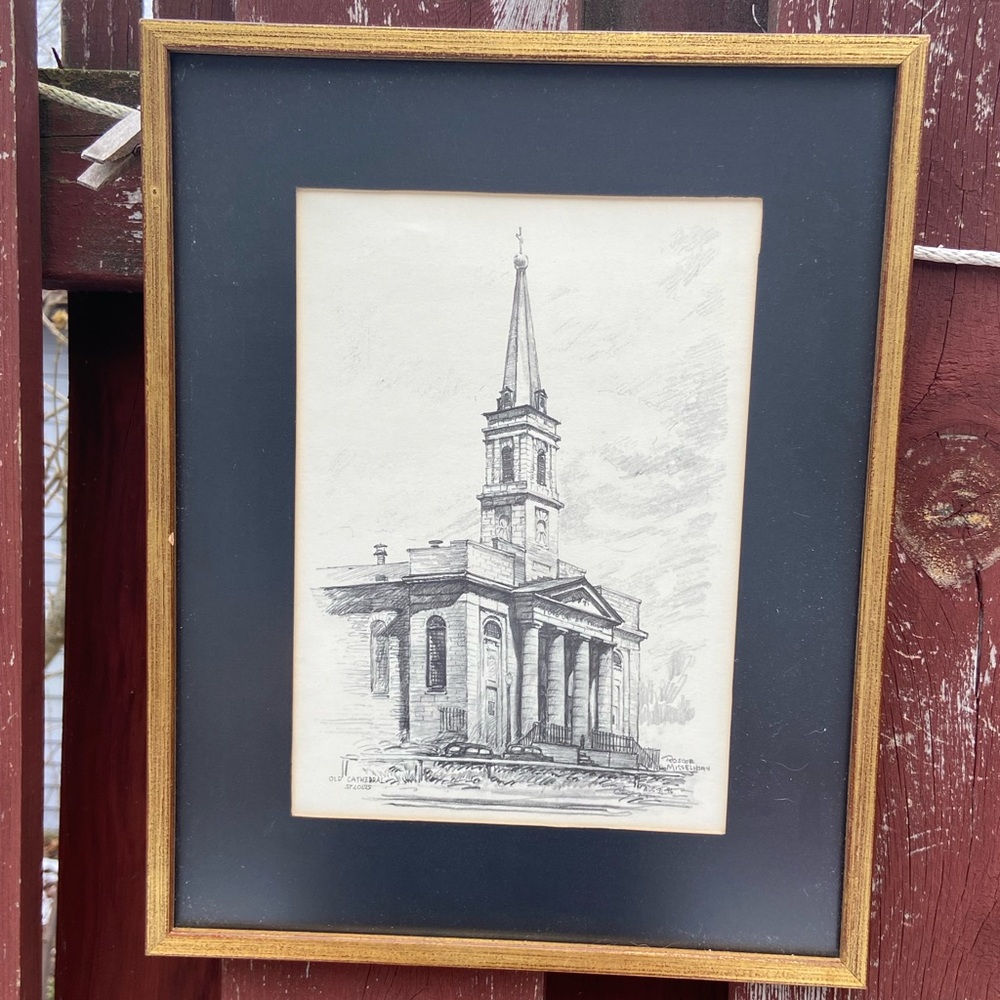 Old Cathedral St Louis Framed Print